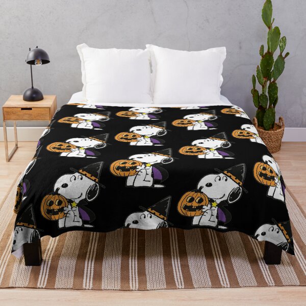 Item preview, Cute Halloween Witch Snoopy Holding Jack O Lantern Spooky Cape designed and sold by Dravienart.
