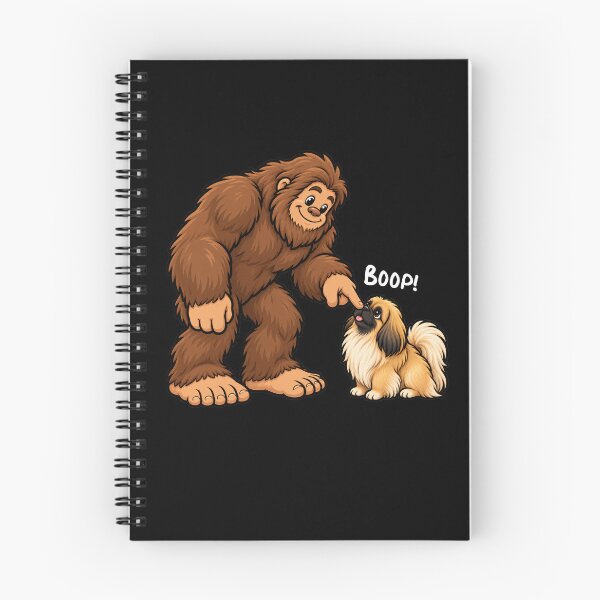 Item preview, Bigfoot and Pekingese Boop Fun Design Sasquatch designed and sold by rafaeltto.