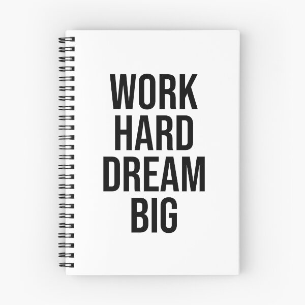 Item preview, Work Hard Dream Big designed and sold by PublicArtDesign.