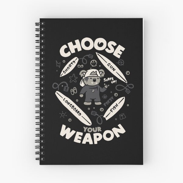 Item preview, Choose Your Weapon: Surfer Koala Art designed and sold by Foksy Art.