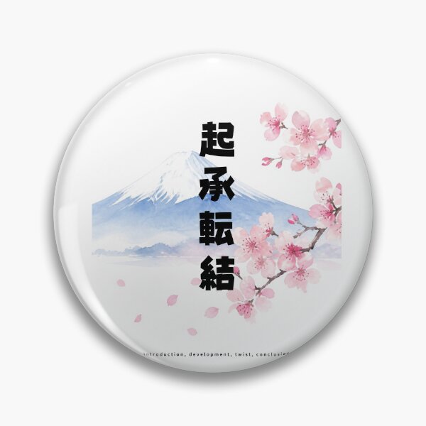 Item preview, Kishoutenketsu - Story Structure | Mount Fuji & Cherry Blossom | Japanese Design designed and sold by JapanMemoir.