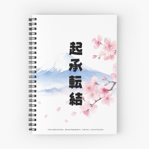 Item preview, Kishoutenketsu - Story Structure | Mount Fuji & Cherry Blossom | Japanese Design designed and sold by JapanMemoir.