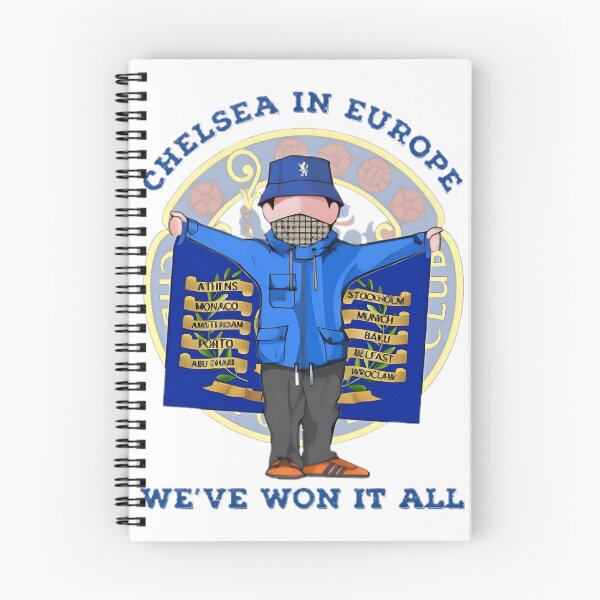 Item preview, Chelsea Football Ultras Design Celebrating European Victories designed and sold by RainbowPawzies.