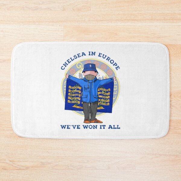 Item preview, Chelsea Football Ultras Design Celebrating European Victories designed and sold by RainbowPawzies.