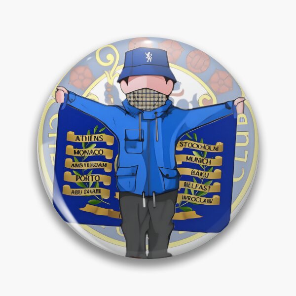 Item preview, Chelsea Football Ultras Design Celebrating European Victories designed and sold by RainbowPawzies.