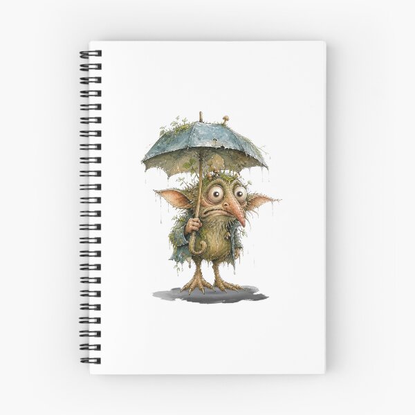 Item preview, Whimsical Forest Creature Under A Rainy Umbrella designed and sold by Wilcox PhotoArt.