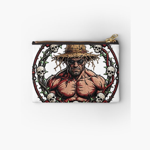 Item preview, Bouncer Crew Muscular Straw Hat Enforcer | Biker Patch Graphic designed and sold by TOCOCLAWS.