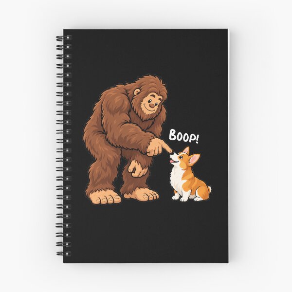 Item preview, Bigfoot and Pembroke Welsh Corgi Boop Fun Design Sasquatch designed and sold by rafaeltto.