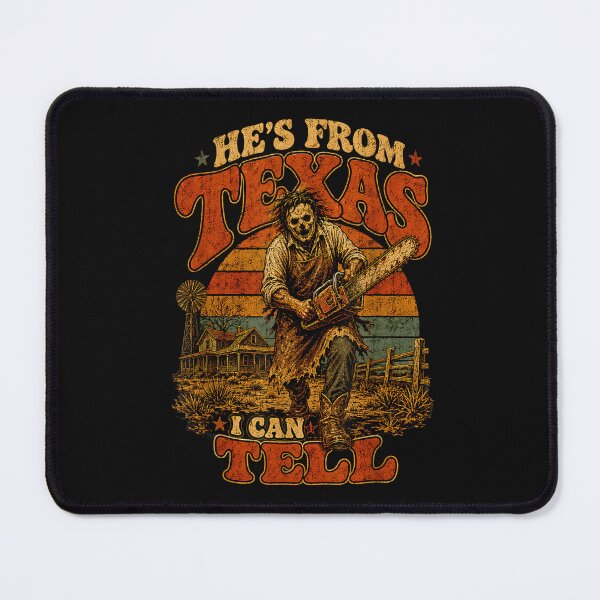 Item preview, Hes from Texas I Can Tell Funny Halloween Skeleton Horror designed and sold by ArtByimamS.