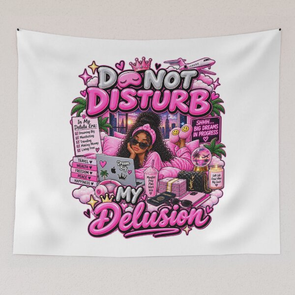 Item preview, Do Not Disturb My Delusion – Funny Delulu Y2K Design designed and sold by BilcoStillbaze.