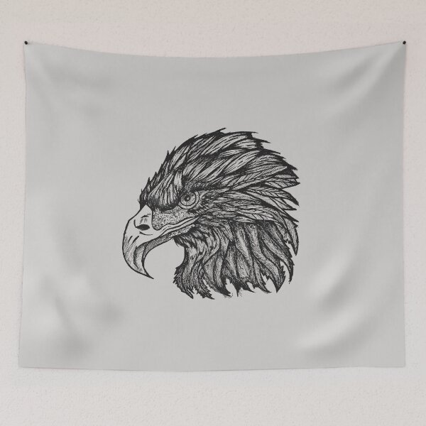 Item preview, Wild Eagle | Eagle Head | Bold Vintage Wildlife Art designed and sold by Half Mess.
