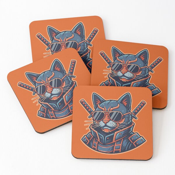 Item preview, SAMURAI WARRIOR CAT ANIME CHARACTER designed and sold by Asterisk-a.