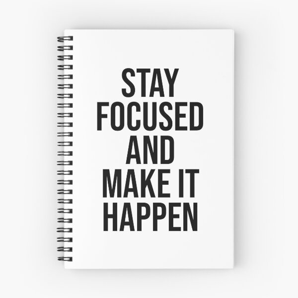 Item preview, Stay Focused And Make It Happen designed and sold by PublicArtDesign.