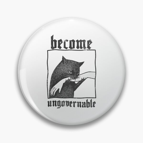Item preview, Become Ungovernable - Cat Biting Hand designed and sold by Ibrahimott.