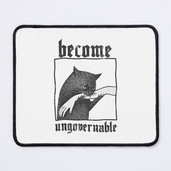Item preview, Become Ungovernable - Cat Biting Hand designed and sold by Ibrahimott.