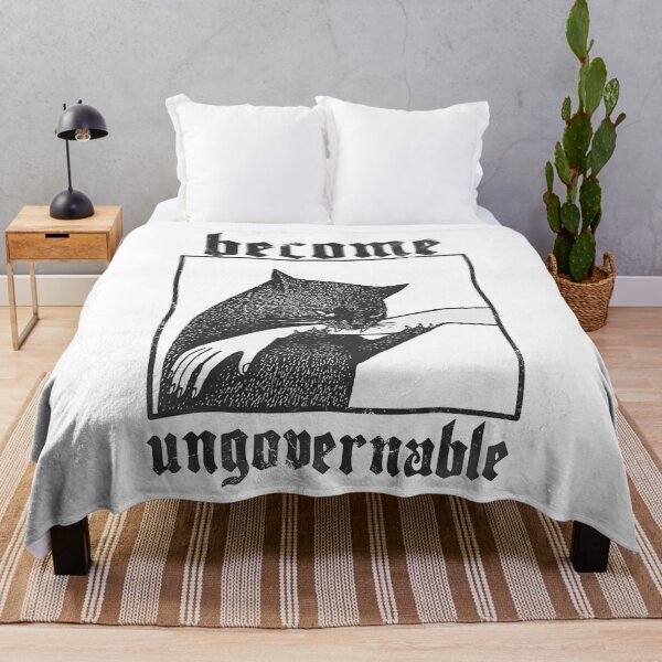 Item preview, Become Ungovernable - Cat Biting Hand designed and sold by Ibrahimott.