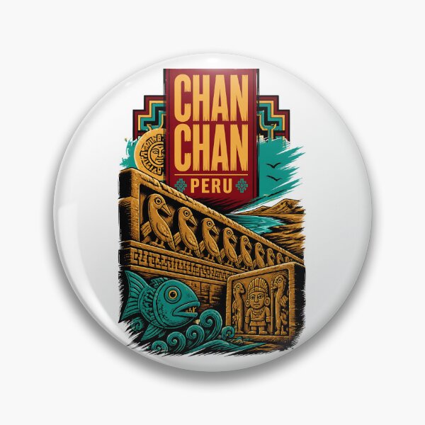 Item preview, Chan Chan Peru Vintage Travel Tourism designed and sold by TravelersGems.
