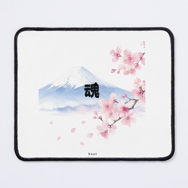 Item preview, Tamashii - Soul | Mount Fuji & Cherry Blossom | Japanese Design designed and sold by JapanMemoir.