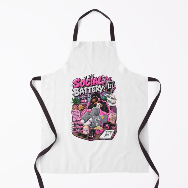 Item preview, Social Battery 1% – Funny Introvert Gen Z Design designed and sold by BilcoStillbaze.