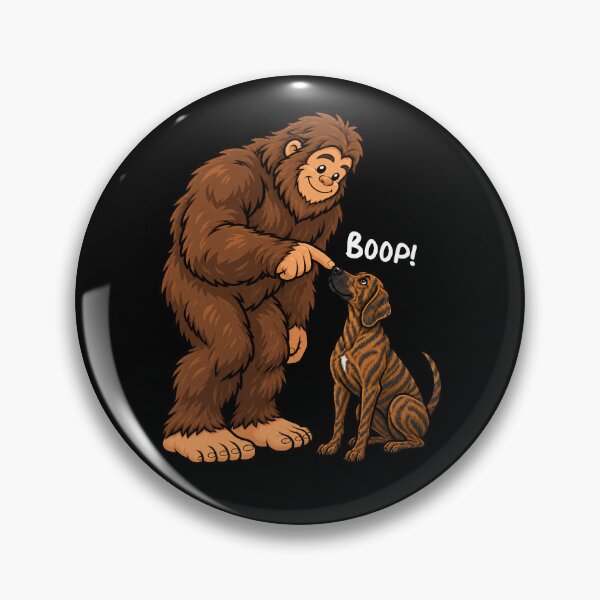 Item preview, Bigfoot and Plott Hound Boop Fun Design Sasquatch designed and sold by rafaeltto.