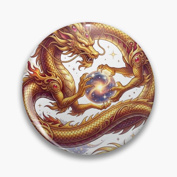 Item preview, Golden Celestial Dragon – Mythic Guardian designed and sold by meghnad.