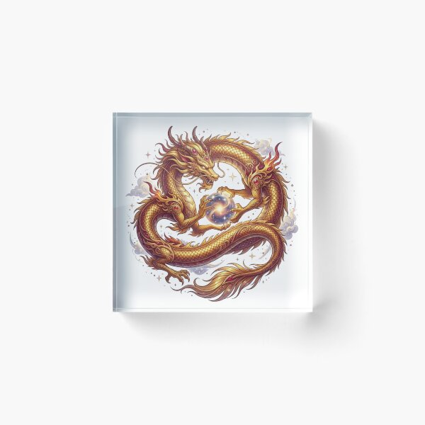 Item preview, Golden Celestial Dragon – Mythic Guardian designed and sold by meghnad.