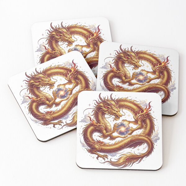 Item preview, Golden Celestial Dragon – Mythic Guardian designed and sold by meghnad.
