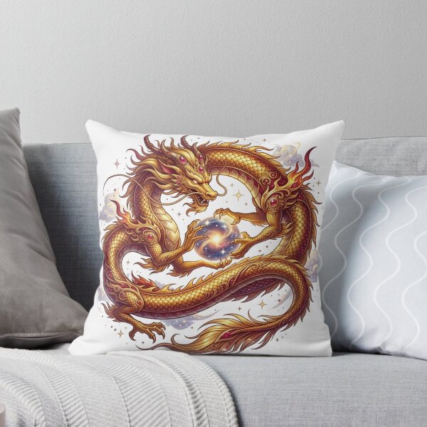 Item preview, Golden Celestial Dragon – Mythic Guardian designed and sold by meghnad.