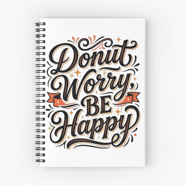 Item preview, Donut Worry, Be Happy T-Shirt designed and sold by rkgrafix.