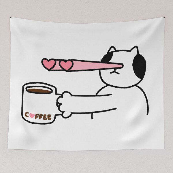 Item preview, Coffee love Cat designed and sold by superbaechoo.