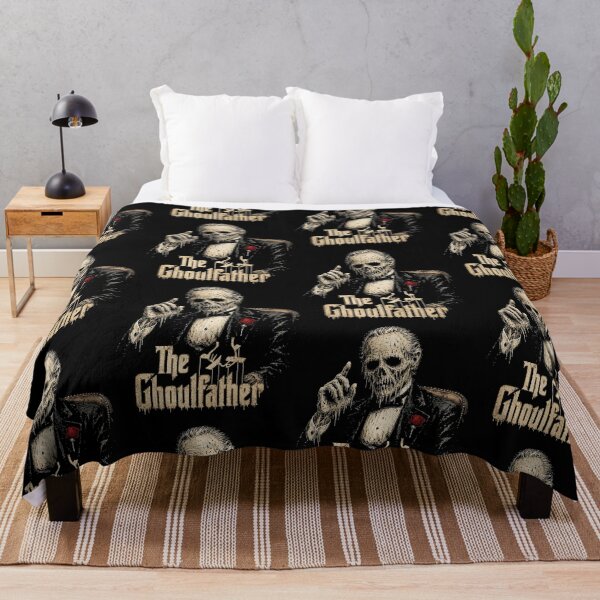 Item preview, The Ghoulfather Skull Mafia Horror Halloween Gothic Vintage Dark Humor designed and sold by Glow-Paw-Studio.