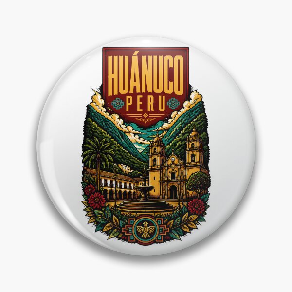 Item preview, Huanuco Peru Vintage Travel Tourism designed and sold by TravelersGems.