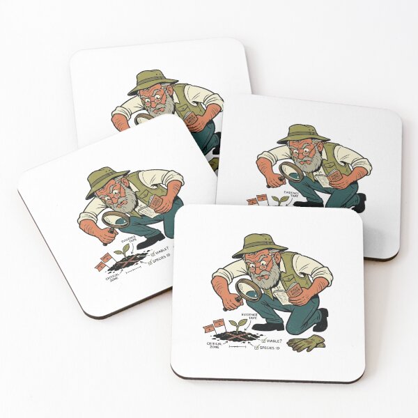 Item preview, Funny Plant Detective Botanist Seedling Field Notes Comic Art designed and sold by mood-draftsman.