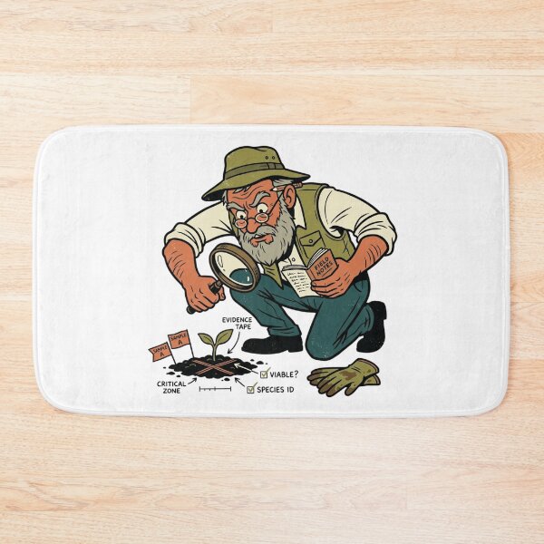 Item preview, Funny Plant Detective Botanist Seedling Field Notes Comic Art designed and sold by mood-draftsman.