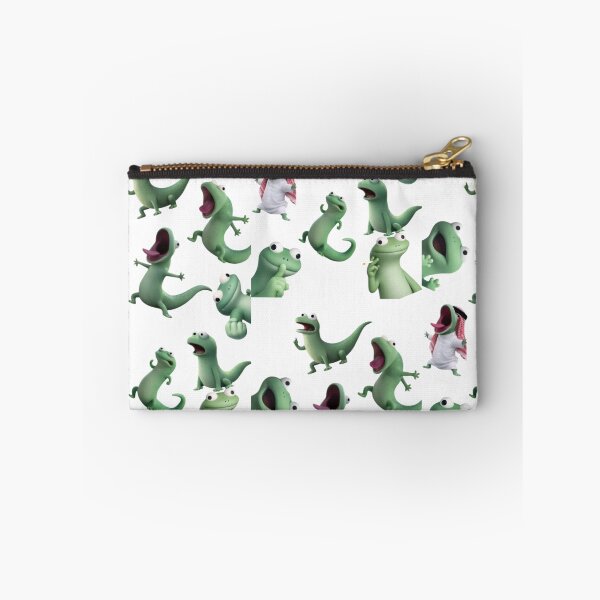 Item preview, Funny Green Lizard Cartoon – Cute Silly Lizard Meme Character Collage designed and sold by Dyan4.