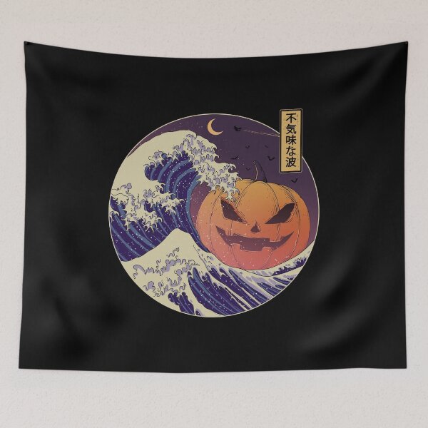Item preview, The Great Spooky Wave designed and sold by GODZILLARGE.