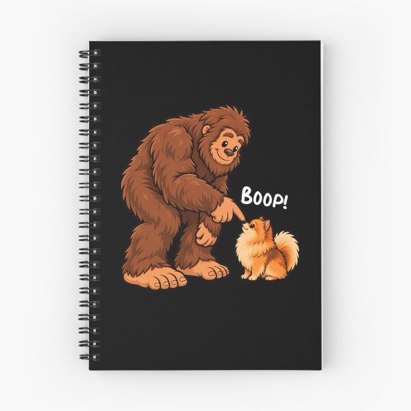 Item preview, Bigfoot and Pomeranian Boop Fun Design Sasquatch designed and sold by rafaeltto.