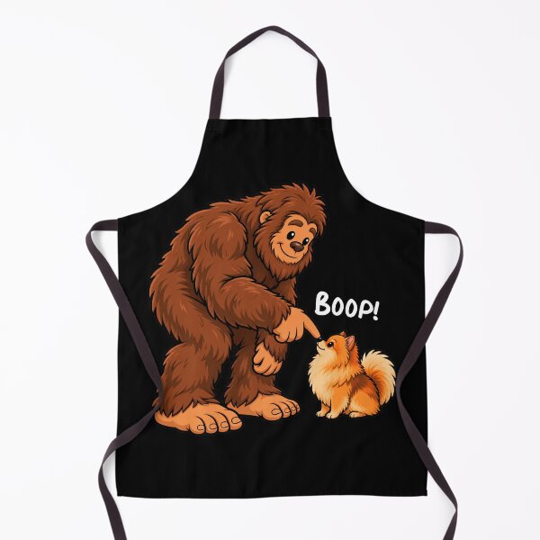 Item preview, Bigfoot and Pomeranian Boop Fun Design Sasquatch designed and sold by rafaeltto.