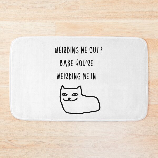 Item preview, Weirding Me In – Funny Cat & Chaotic Humor designed and sold by witchlingart.