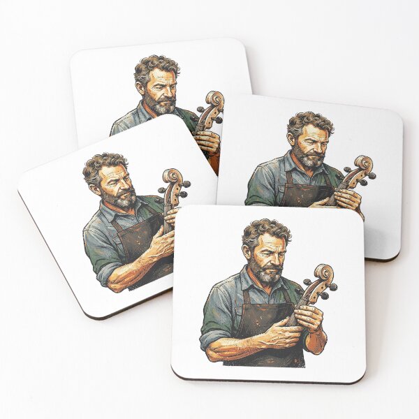 Item preview, Luthier Portrait With Scroll designed and sold by eduardoroa22.
