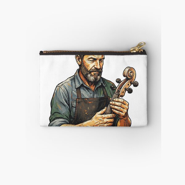 Item preview, Luthier Portrait With Scroll designed and sold by eduardoroa22.