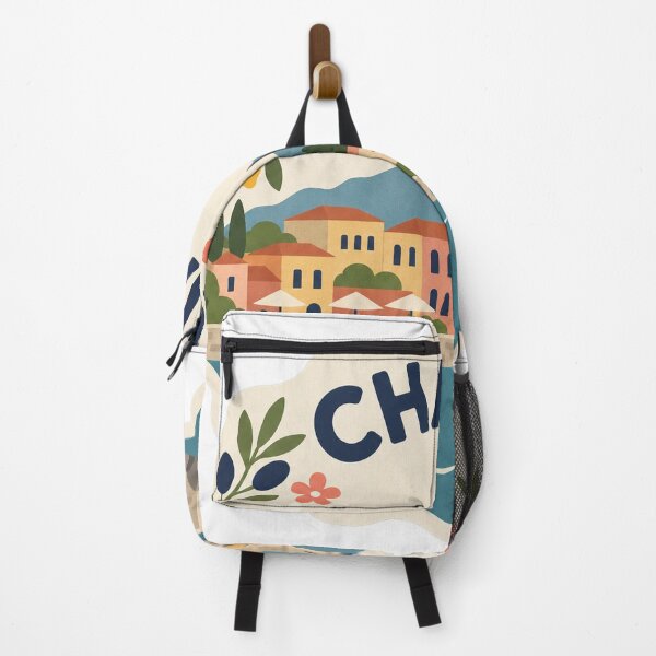 Item preview, Chania Greece Travel Souvenir Modern Folk Art designed and sold by VisualArtsOasis.