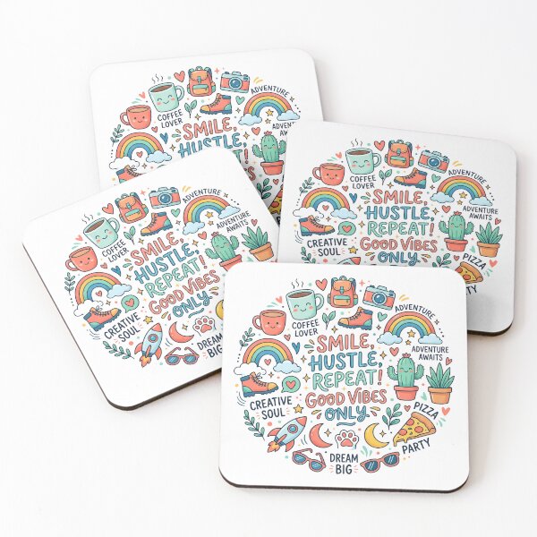 Item preview, SMILE, HUSTLE, REPEAT designed and sold by decimalades.