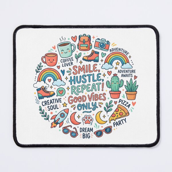 Item preview, SMILE, HUSTLE, REPEAT designed and sold by decimalades.