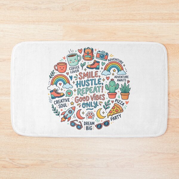 Item preview, SMILE, HUSTLE, REPEAT designed and sold by decimalades.