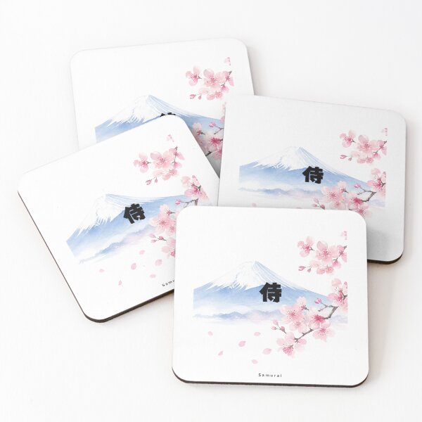 Item preview, Samurai | Mount Fuji & Cherry Blossom | Japanese Design designed and sold by JapanMemoir.