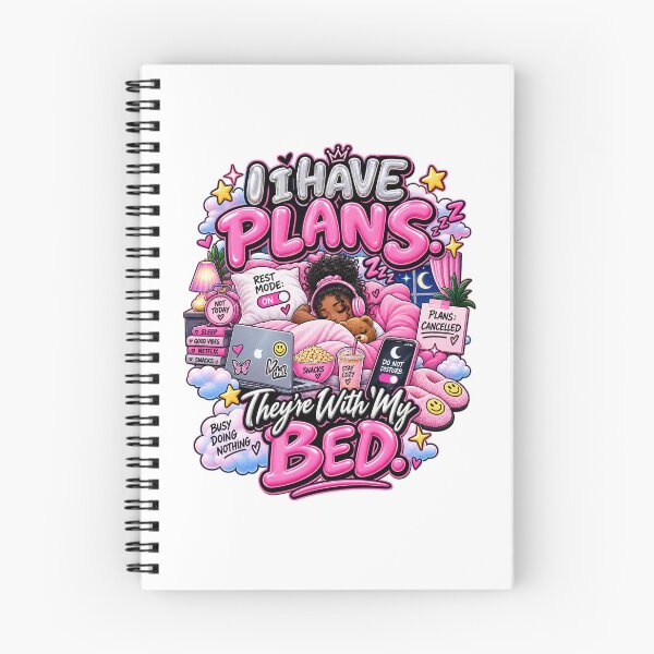 Item preview, I Have Plans They’re With My Bed – Funny Cozy Y2K Design designed and sold by BilcoStillbaze.