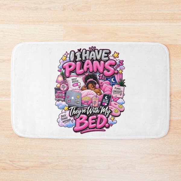 Item preview, I Have Plans They’re With My Bed – Funny Cozy Y2K Design designed and sold by BilcoStillbaze.