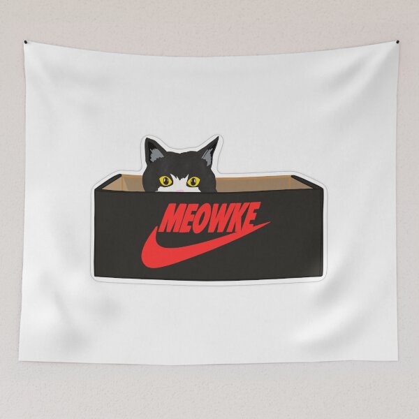 Item preview, Black Cat in Black Sneaker Box designed and sold by Jus3na.