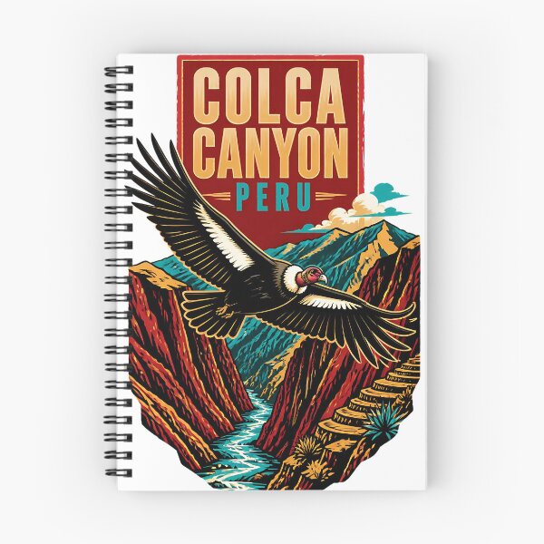Item preview, Colca Canyon Peru Vintage Travel Tourism designed and sold by TravelersGems.